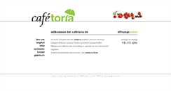 Desktop Screenshot of cafetoria.de