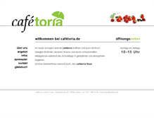 Tablet Screenshot of cafetoria.de